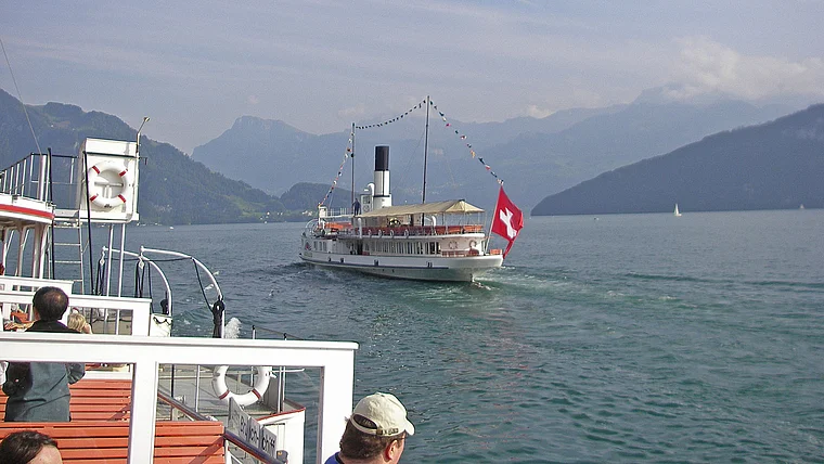 Luzern Vierwaldstättersee Dampfer Schiller
