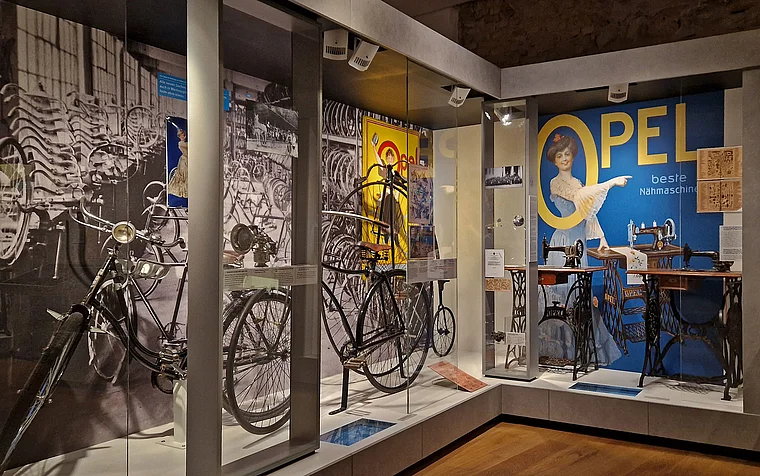 Rüsselsheim Stadtmuseum Opel Fahrräder