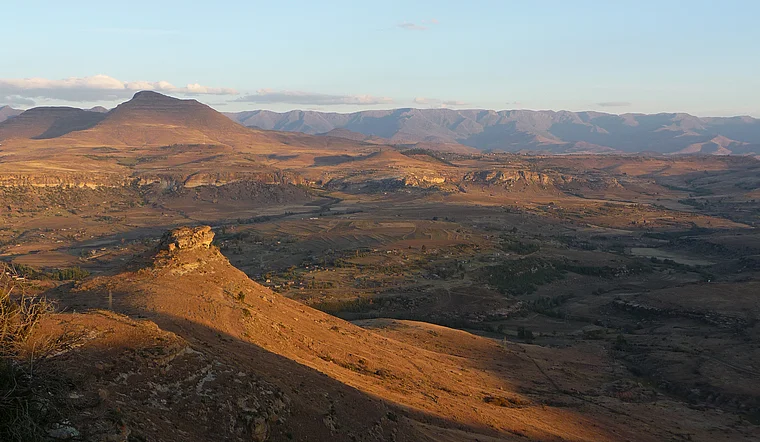 Südafrika Grenzgebiet zu Lesotho