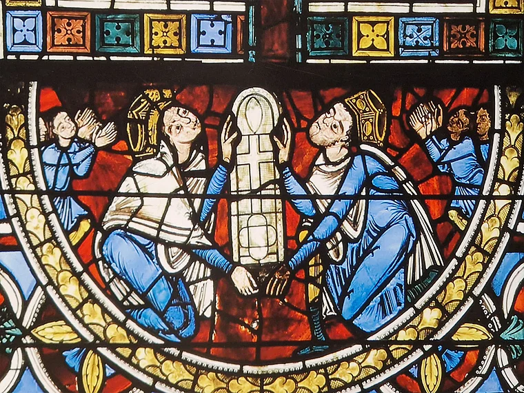 Poitiers Kathedrale Fenster Eleonore von Aquitanien