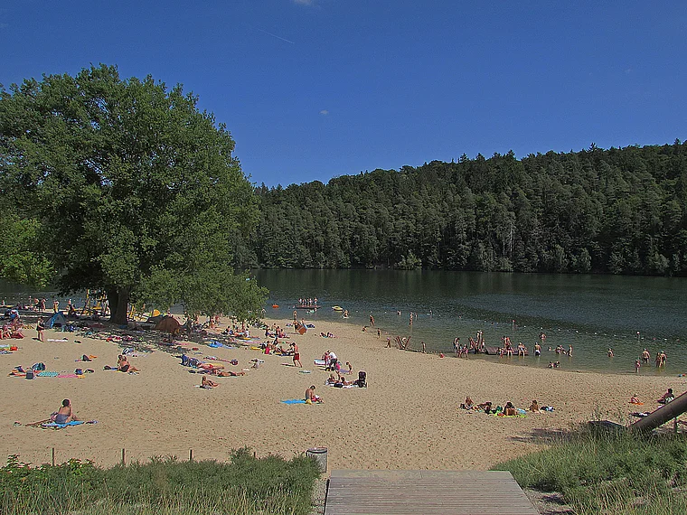 Bad Arolsen Twistetalsperre Strand Sommer