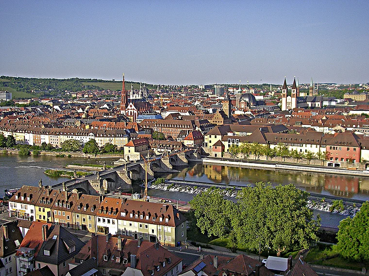 Würzburg Festung Marienberg Panorama