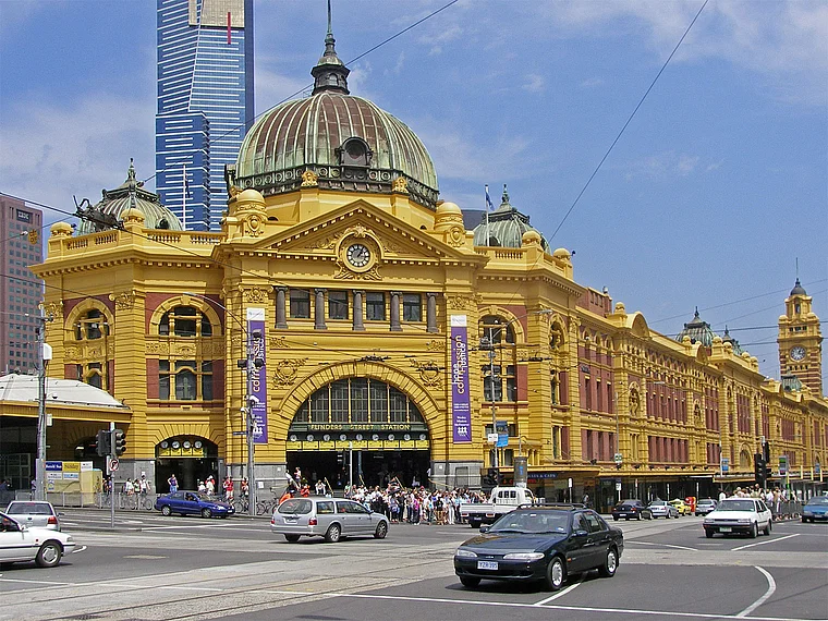 Melbourne Bahnhof außen
