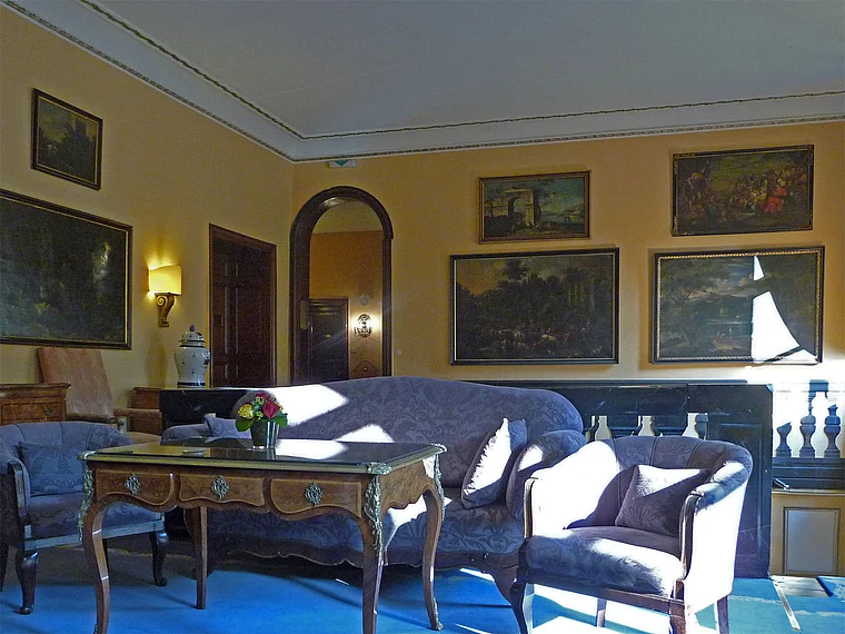 Essen Schloss Hugenpoet Inneneinrichtung