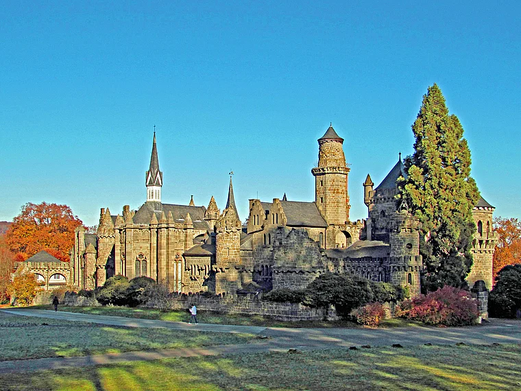 Kassel Löwenburg Herbst