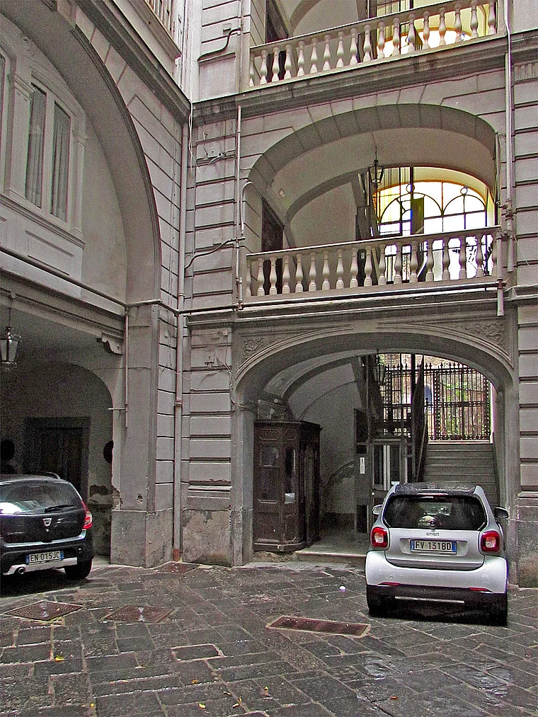 Neapel Altstadt Hinterhof