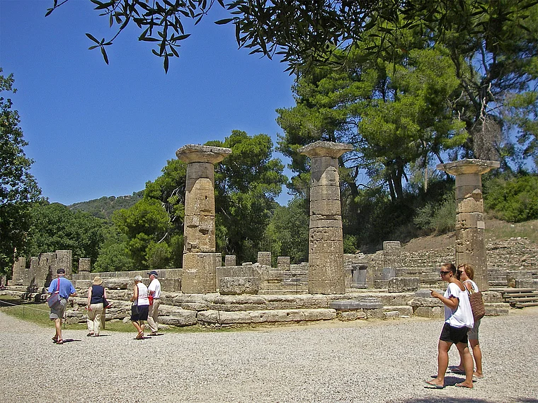 Peloponnes Olympia Heratempel