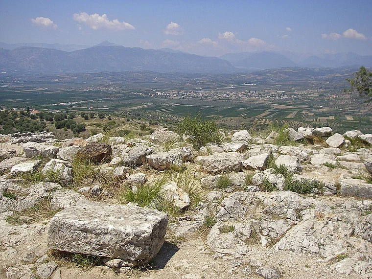 Peloponnes Mykene Aussicht