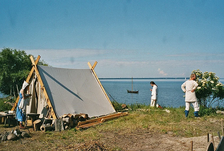 Südschweden Foteviken Zelt
