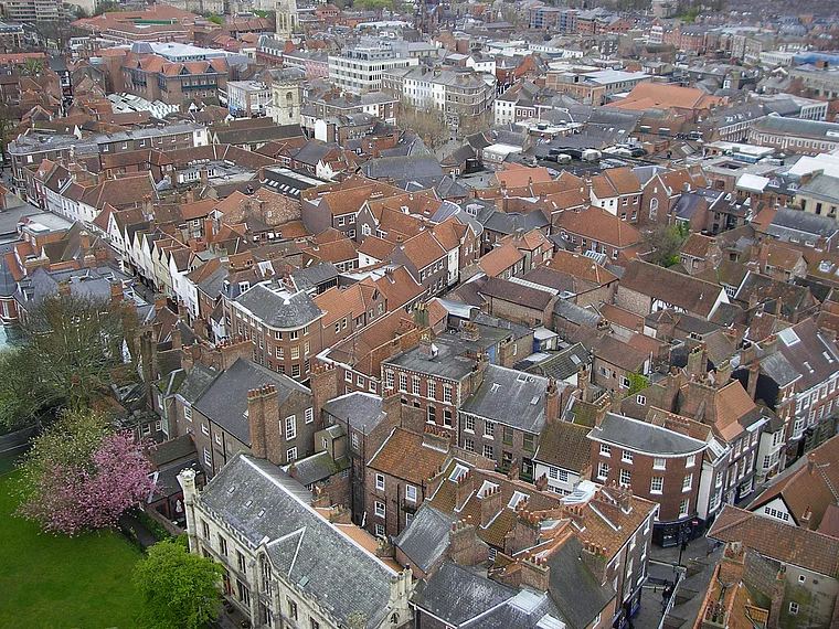 York Münster Ausblick auf Stadt