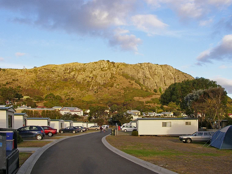 Tasmanien Stanley Campingplatz
