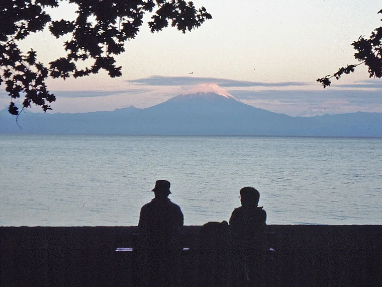 Chile Frutillar Blick auf Vulkan Osorno