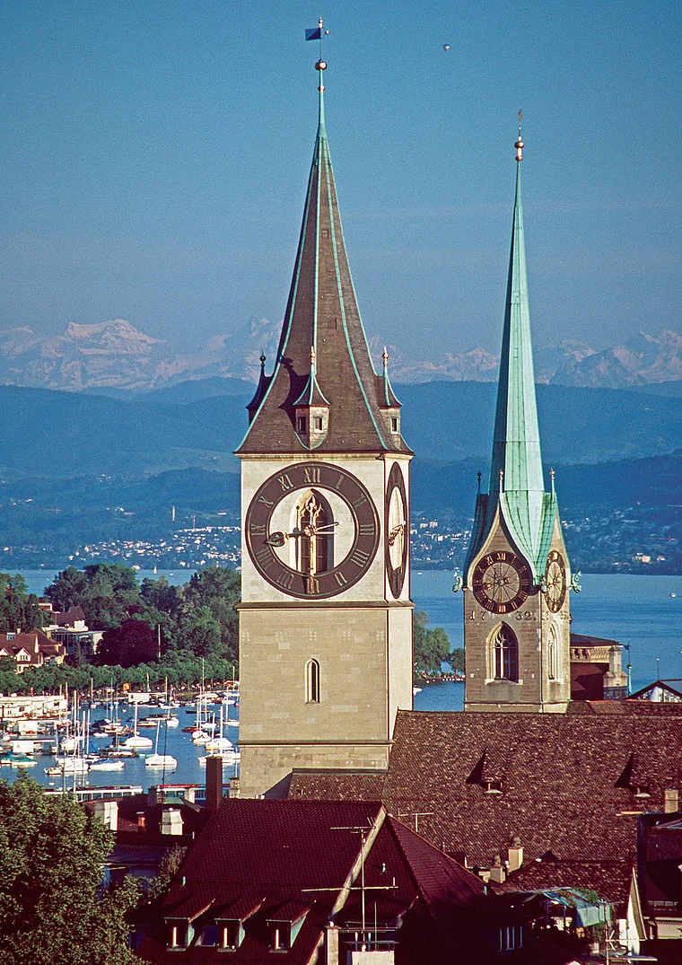 Zürich Türme St. Peter St. Jakob