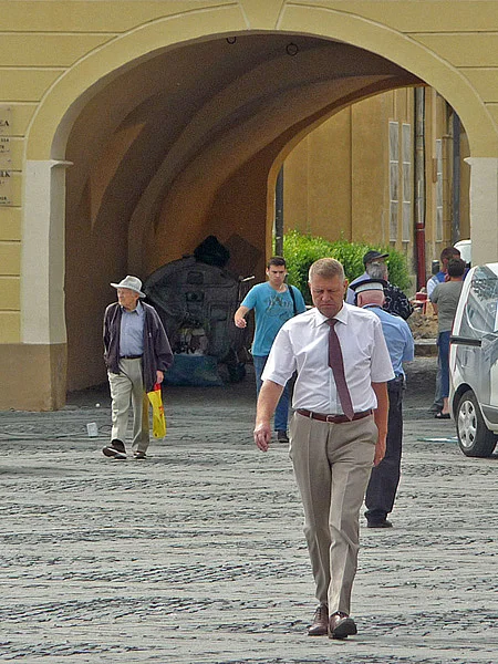 Rumänien Hermannstadt Klaus Johannis