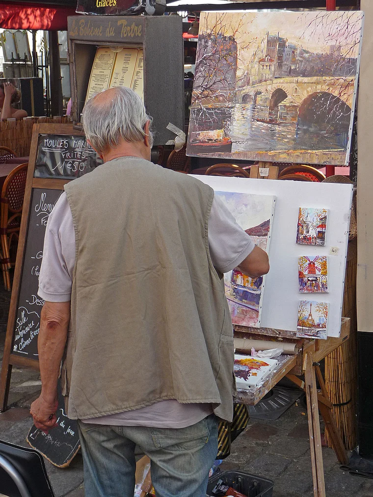 Paris Montmartre Maler