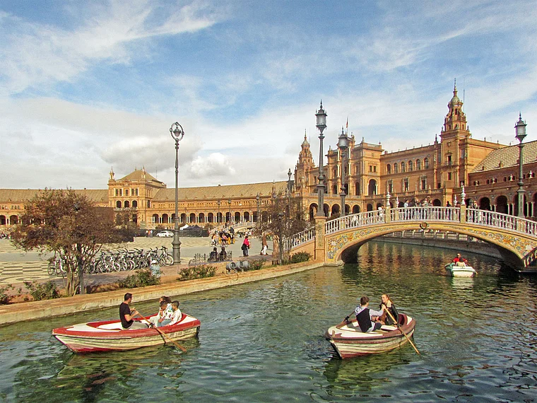 Sevilla Plaza Espana Kanal
