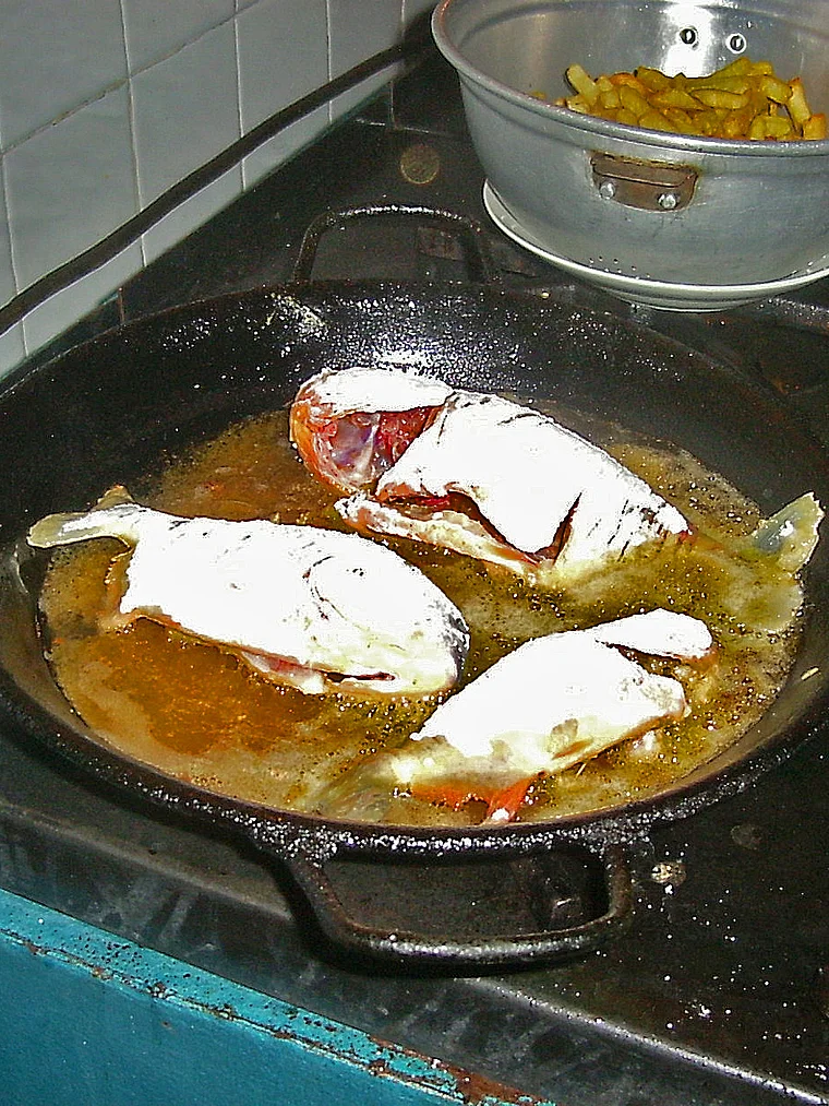 Venezuela Bratpfanne mit Piranhas