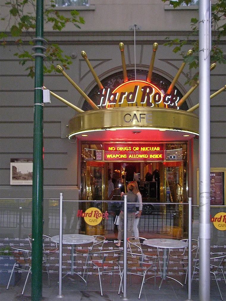 Hard Rock Cafe Melbourne außen
