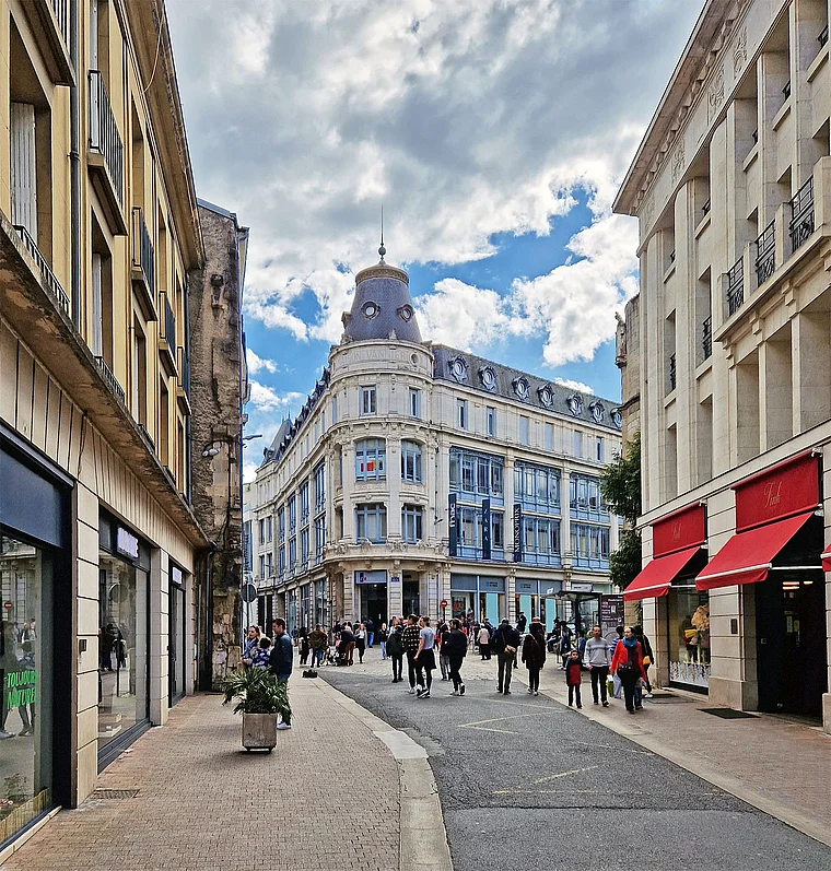 Poitiers Altstadt Fußgängerzone