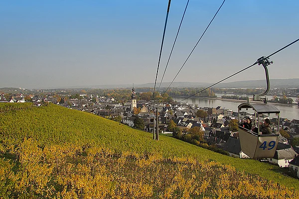 Rüdesheim Seilbahn Herbst