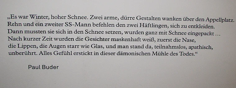 Wewelsburg Häftlingsbericht Paul Buder