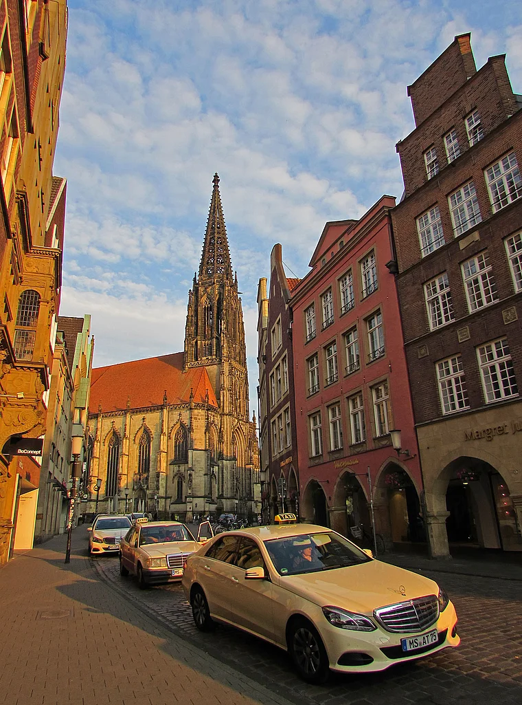 Münster Prinzipalmarkt Taxistand