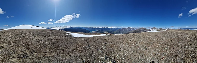 Yukon Nares Mountain Gipfel