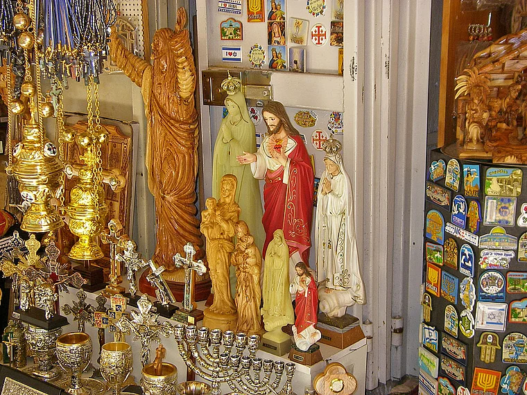 Jerusalem Via Dolorosa Souvenirshop