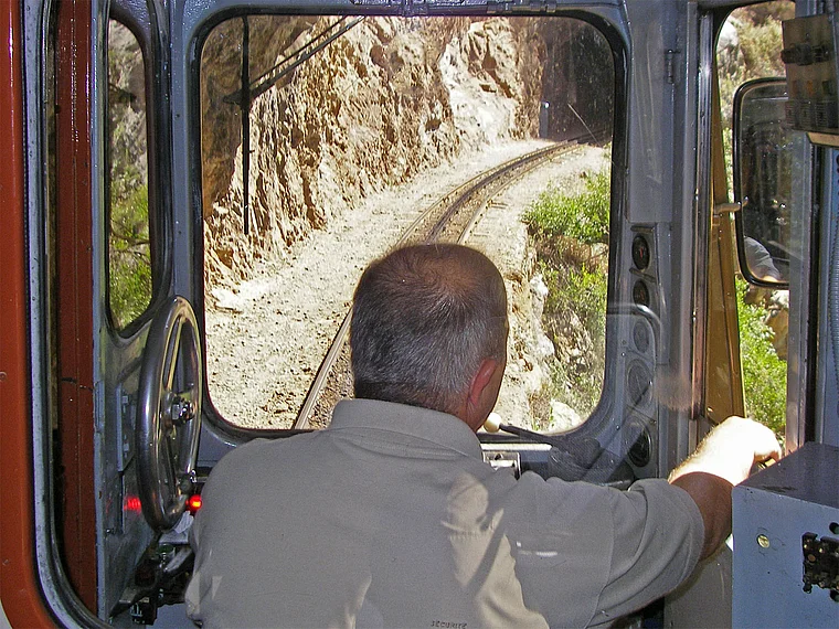 Peloponnes Zahnradbahn Lokführer