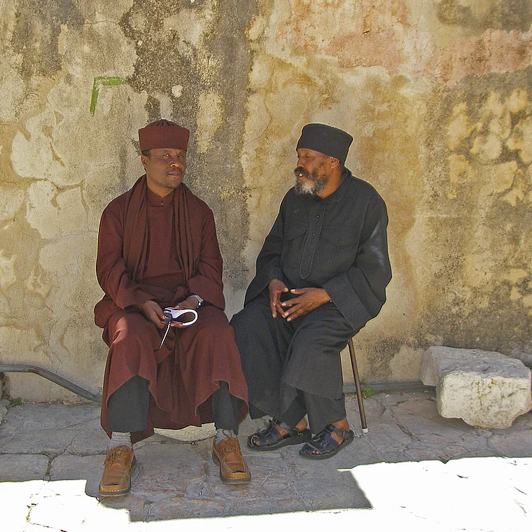 Jerusalem athiopisch orthodoxe Priester