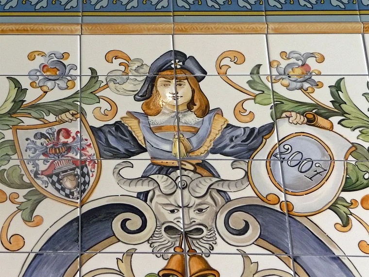Saarland Mettlach Villeroy & Boch Museum Cafe Fliesen