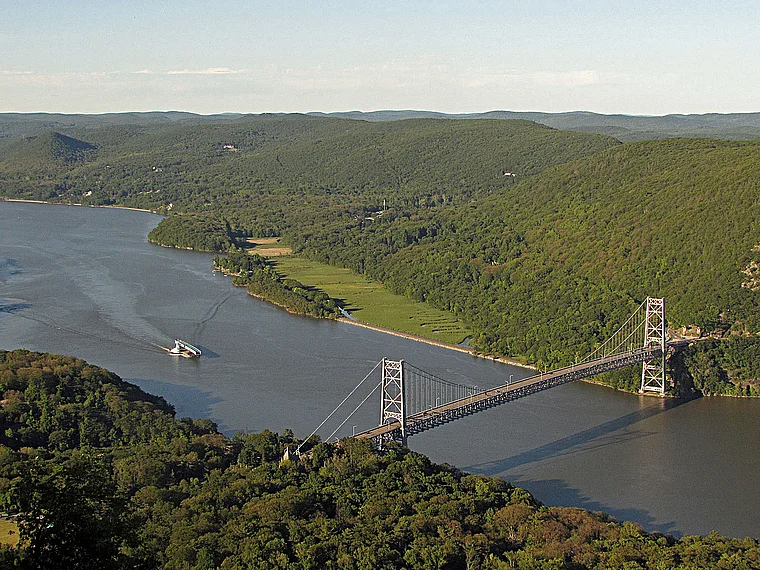 Perkins Memorial Drive New York Blick auf Hudson