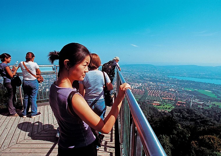 Zürich Uetliberg Aussichtsterrasse