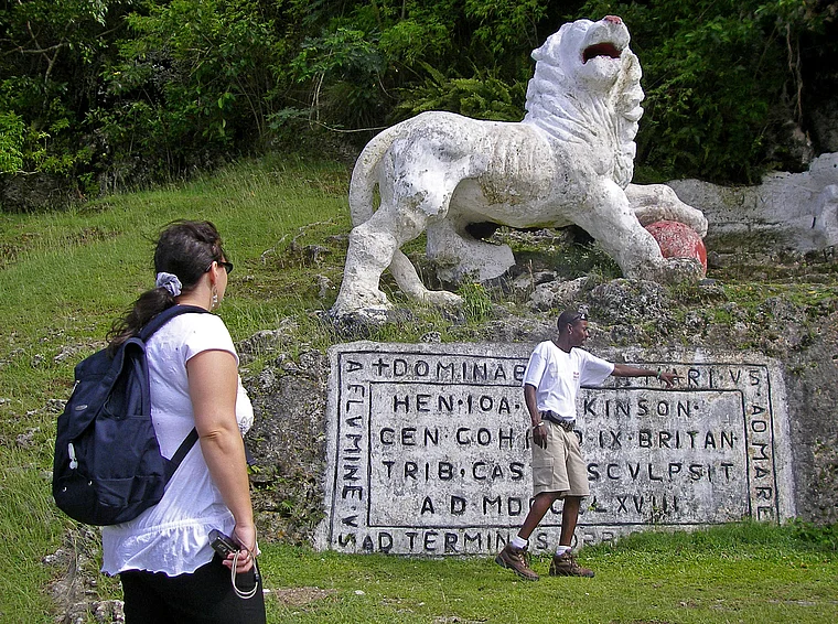 Barbados Gun Hill Löwe