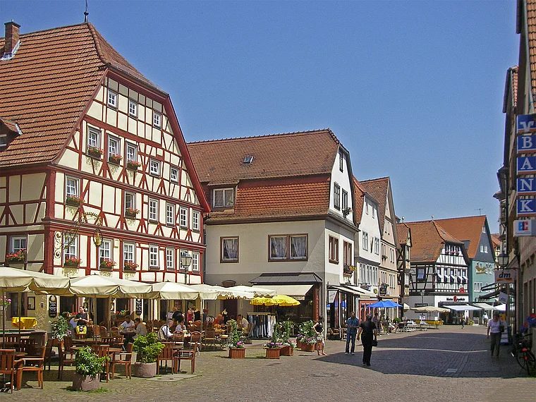 Lohr Main Fußgängerzone
