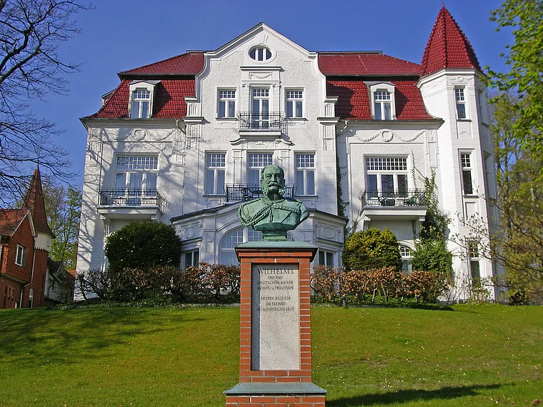 Usedom Heringscorf Villa Staudt Kaiser Wilhelm Denkmal
