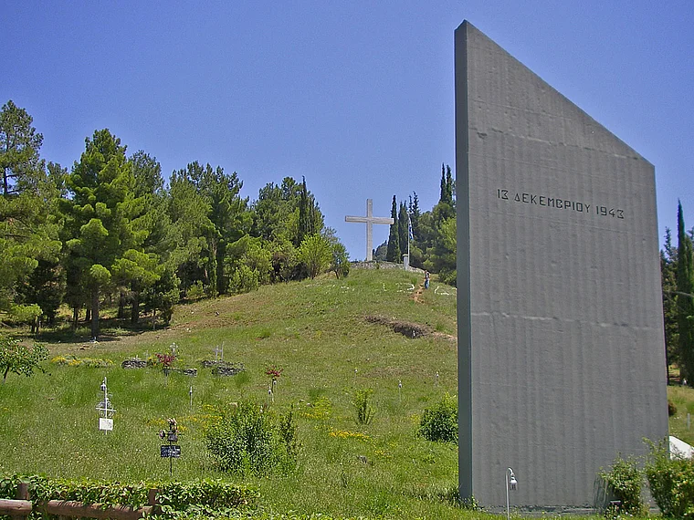 Peloponnes Kalavrita Gedenkstätte
