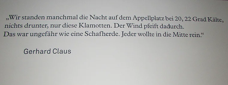 Wewelsburg Museum Häftlingsbericht Gerhard Claus