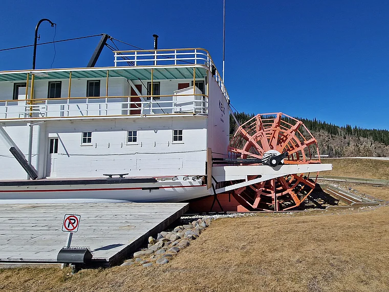 Yukon Dawson City S.S. Keno Schaufelrad