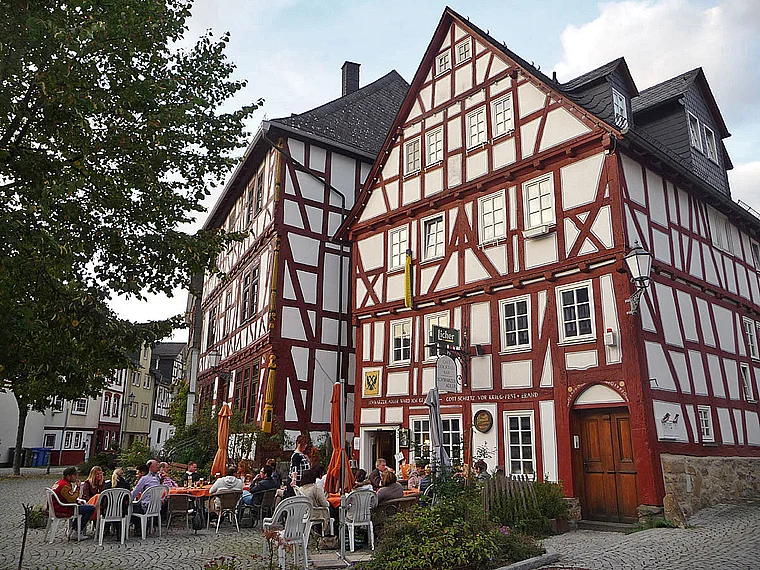 Dillenburg Hüttenplatz Fachwerk
