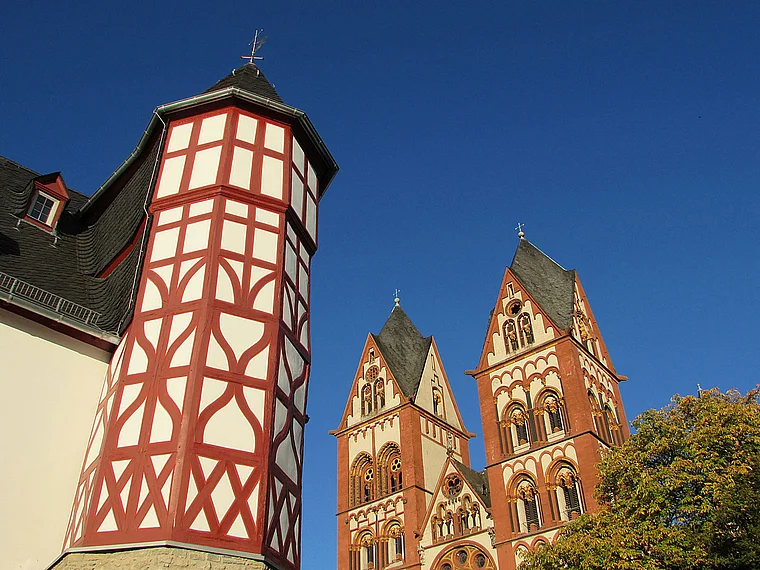 Limburg Bischofshaus und Dom