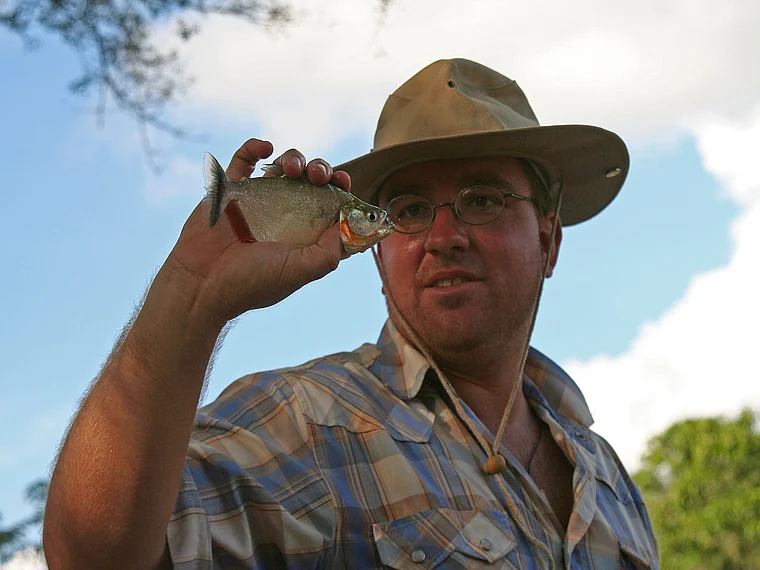 Venezuela Oliver Schmitz mit Piranha