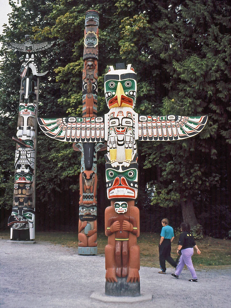 Vancouver Stanley Park Totempfähle
