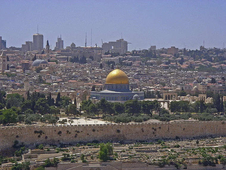Jerusalem Felsendom von fern