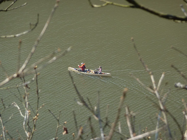 Saarland Saarschleife Paddelboot