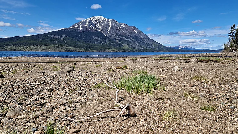 Kanada British Columbia Atlin Lake Mount Minto