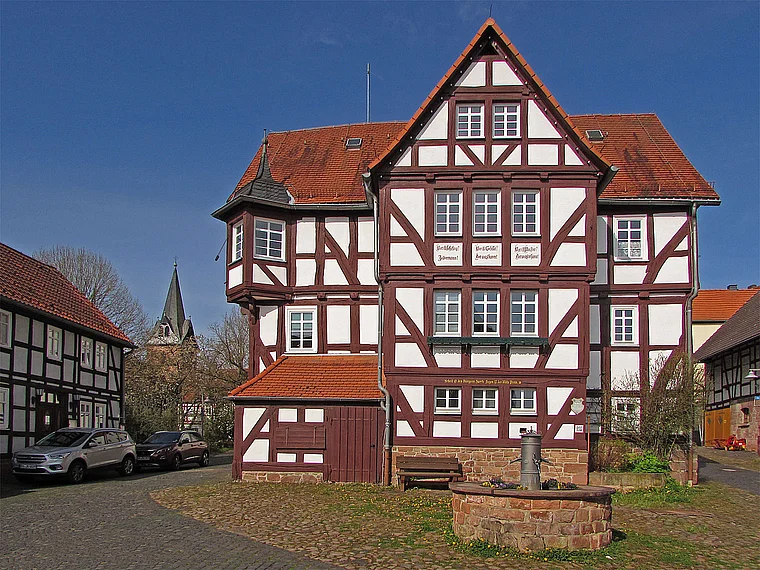 Rosenthal Hessen Rathaus Totale