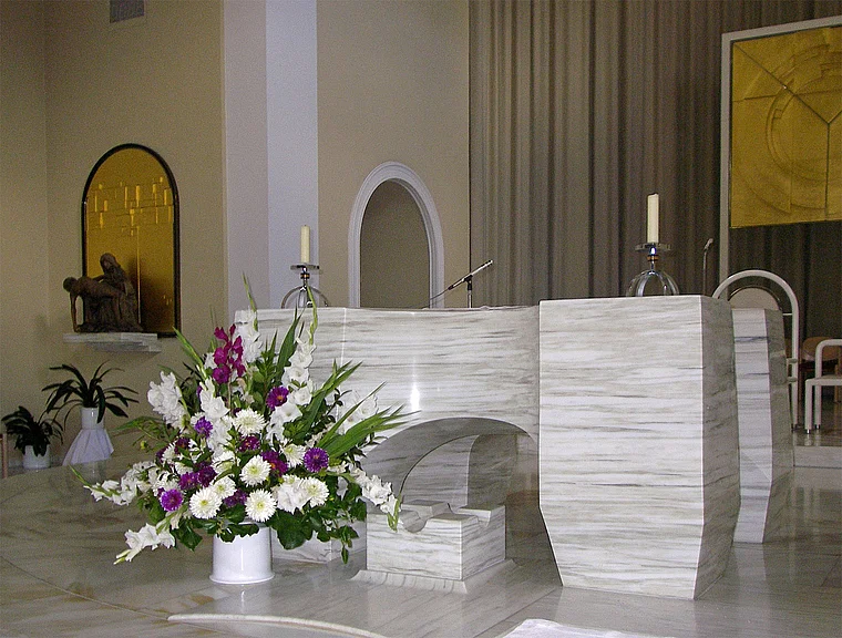 Liechtenstein Mauren Kirche Altar
