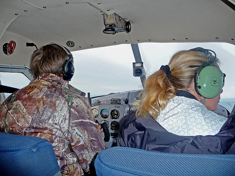 Alaska Emerald Air Service Flugzeug innen