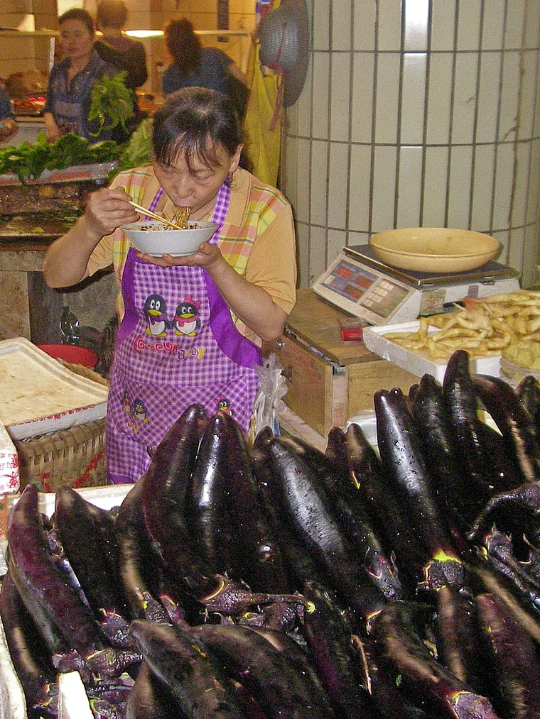 Chongqing Markthändlerin